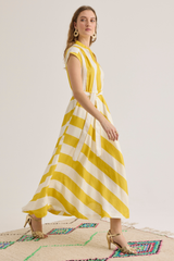 Viviane Dress, Portofino Yellow
