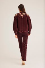 Holly Cardigan, Berry