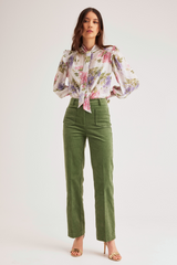 Carol Corduroy Jeans, Sage