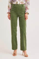 Carol Corduroy Jeans, Sage