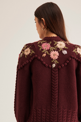 Holly Cardigan, Berry