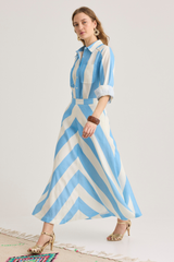 Abigail Shirt, Portofino Blue