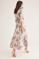 Savannah Dress, Cream Lilac
