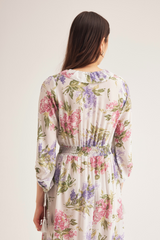 Savannah Dress, Cream Lilac
