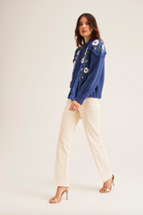 Holly Cardigan, Royal Blue