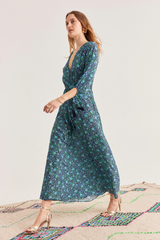 Julianne Dress, Blue Blossom