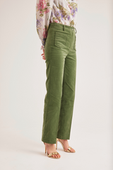 Carol Corduroy Jeans, Sage