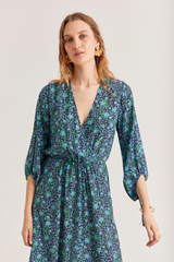 Julianne Dress, Blue Blossom