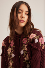 Holly Cardigan, Berry