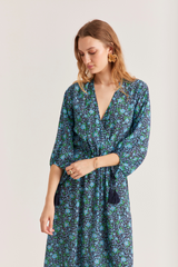 Julianne Dress, Blue Blossom