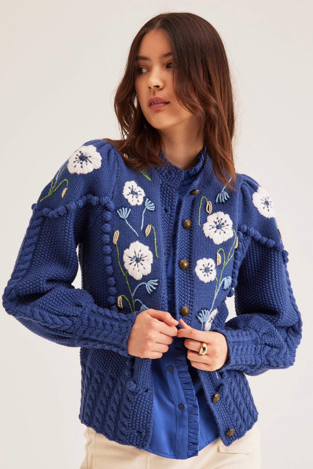 Holly Cardigan, Royal Blue – Line Markvardsen