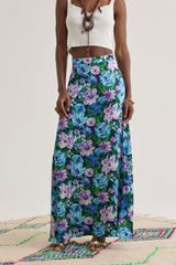 Ivy Silk Skirt, Tropic
