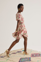 Jolene Dress, Iris Rose