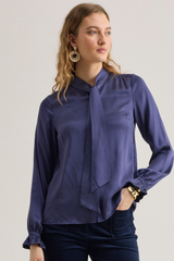 Pauline Shirt, Midnight Blue