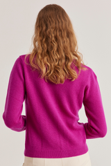 Jackie Cardigan, Orchid pink Cashmere