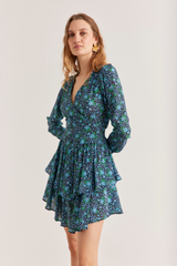 Darlene Dress, Blue Blossom