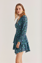 Darlene Dress, Blue Blossom
