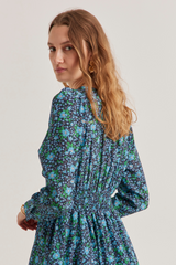 Darlene Dress, Blue Blossom