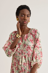Caroline Dress, Iris Rose