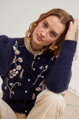 Colette Cardigan, Midnight Blue