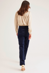Carol Corduroy Jeans, Navy