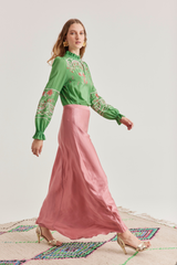 Victoria Shirt, Birdie Pistachio