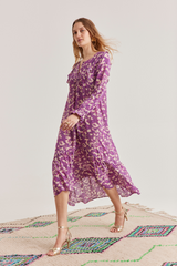 Evelyn Dress, Pop Paisley Purple