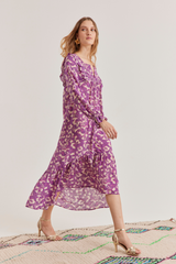 Evelyn Dress, Pop Paisley Purple