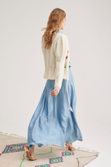 Colette Cardigan, Cream poppy