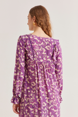 Evelyn Dress, Pop Paisley Purple