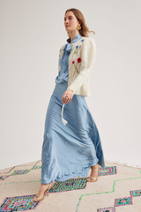 Colette Cardigan, Cream poppy