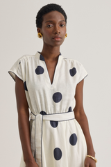 Viviane Dress, Maxi Dot