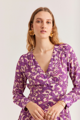 Darlene Dress, Pop Paisley Purple