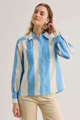 Abigail Shirt, Portofino Blue