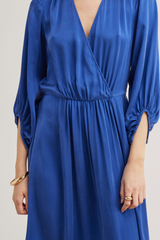 Julianna Silk Dress, Royal Blue