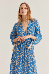 Julianne Dress, Pop Paisley Royal blue