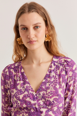 Darlene Dress, Pop Paisley Purple
