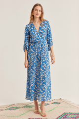 Julianne Dress, Pop Paisley Royal blue