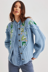 Holly Cardigan, Bluebell Lily
