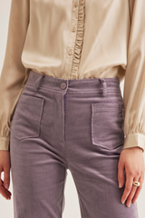 Carol Corduroy Jeans, Lavender