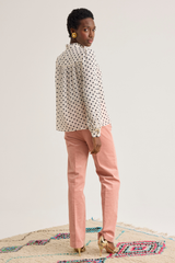 Rosie Shirt, Cream Dot