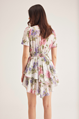 Jolene Dress, Cream Lilac