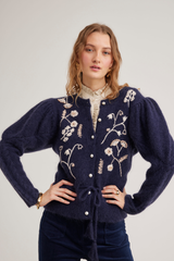 Colette Cardigan, Midnight Blue