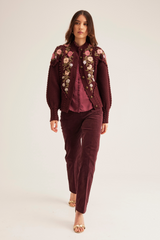 Holly Cardigan, Berry