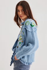 Holly Cardigan, Bluebell Lily