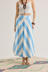 Penny Skirt, Portofino Blue