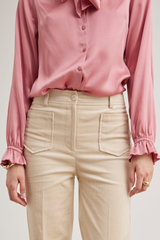 Carol Corduroy Jeans, Cream