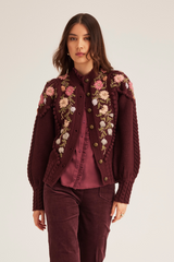 Holly Cardigan, Berry