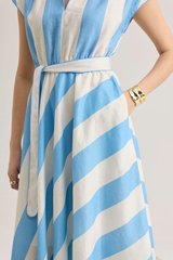 Viviane Dress, Portofino Blue
