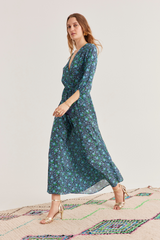 Julianne Dress, Blue Blossom